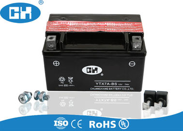Rechargeable 125cc Motorcycle Battery 12v 7Ah Maintenance Free With Acid Pack